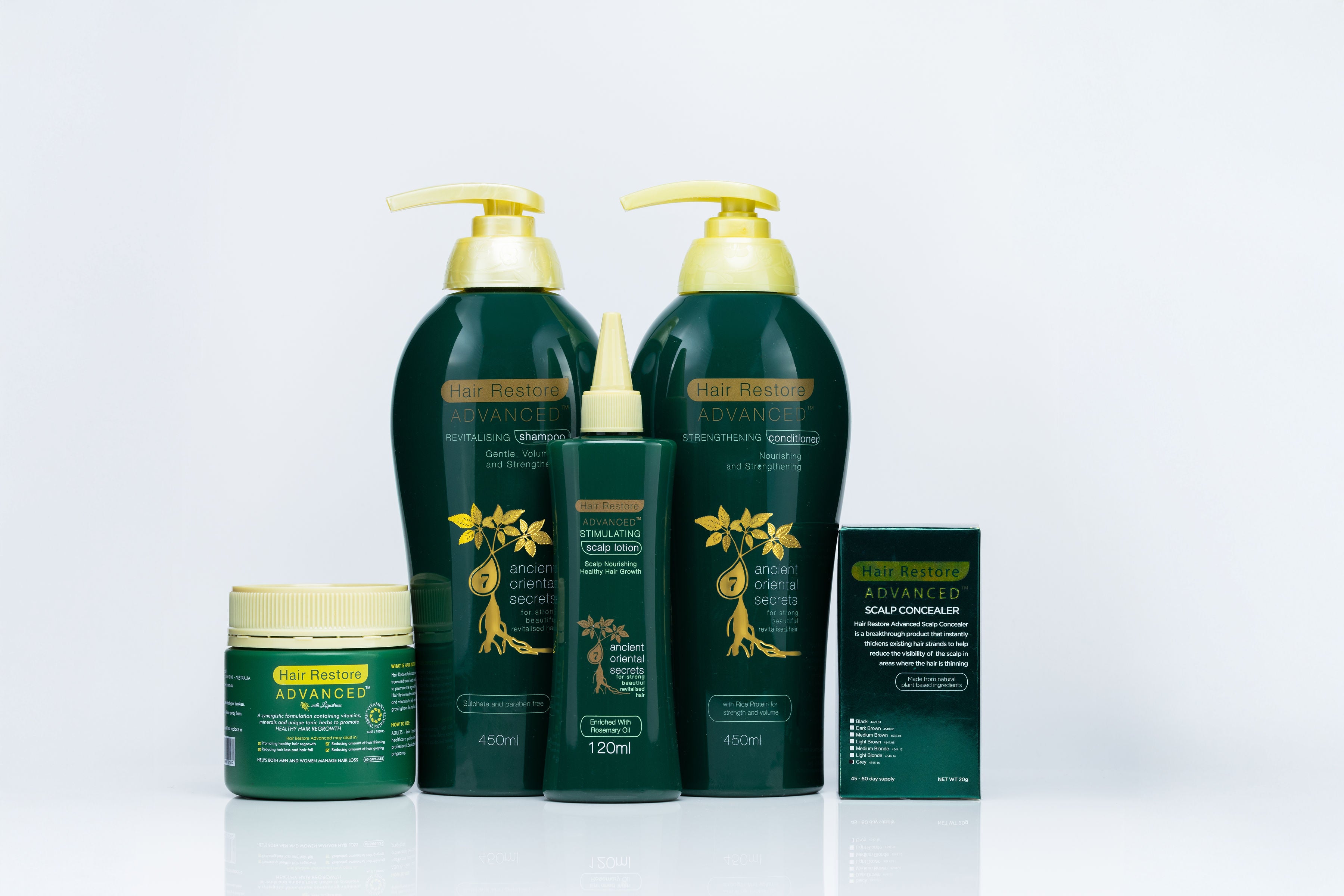 Hair Restore Advanced complete hair care range